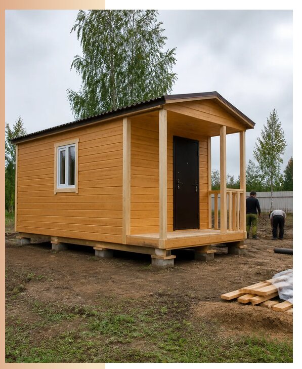 Недорогие дачные домики в Иркутске с изготовлением и доставкой
